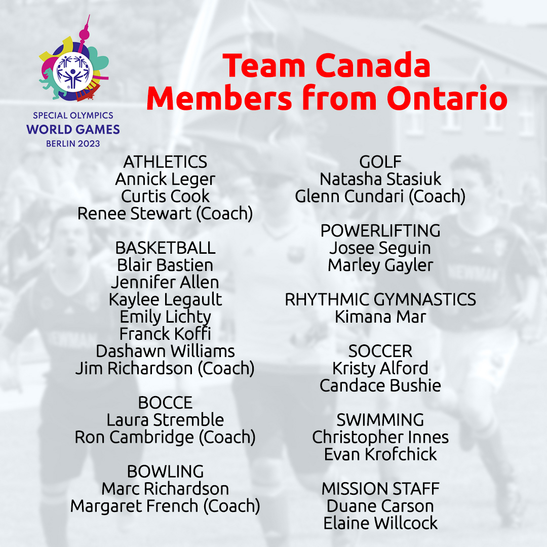 Ontario selection | Special Olympics Ontario